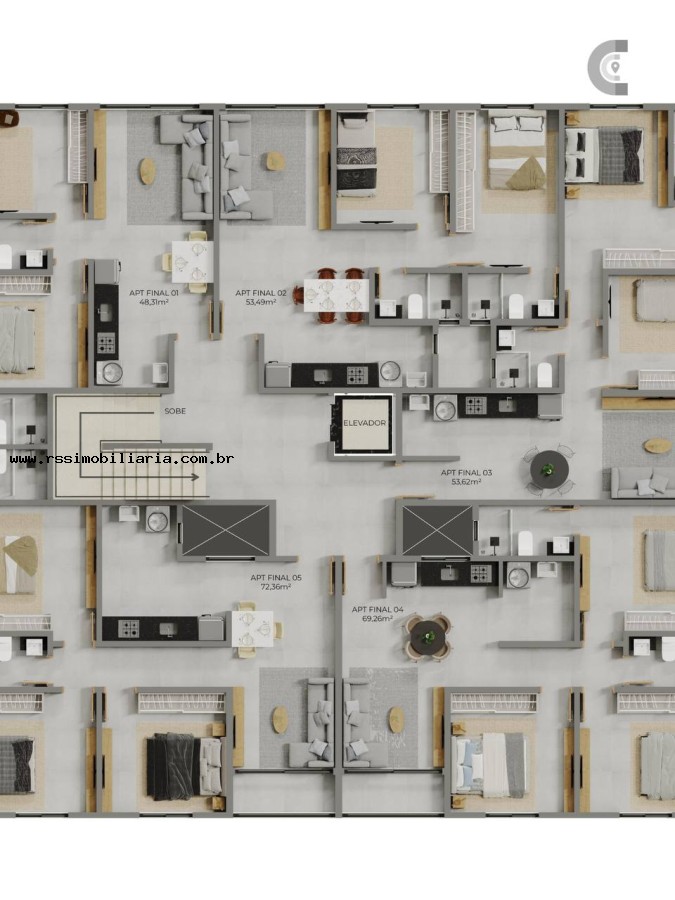 Apartamento, 2 quartos, 48 m² - Foto 6