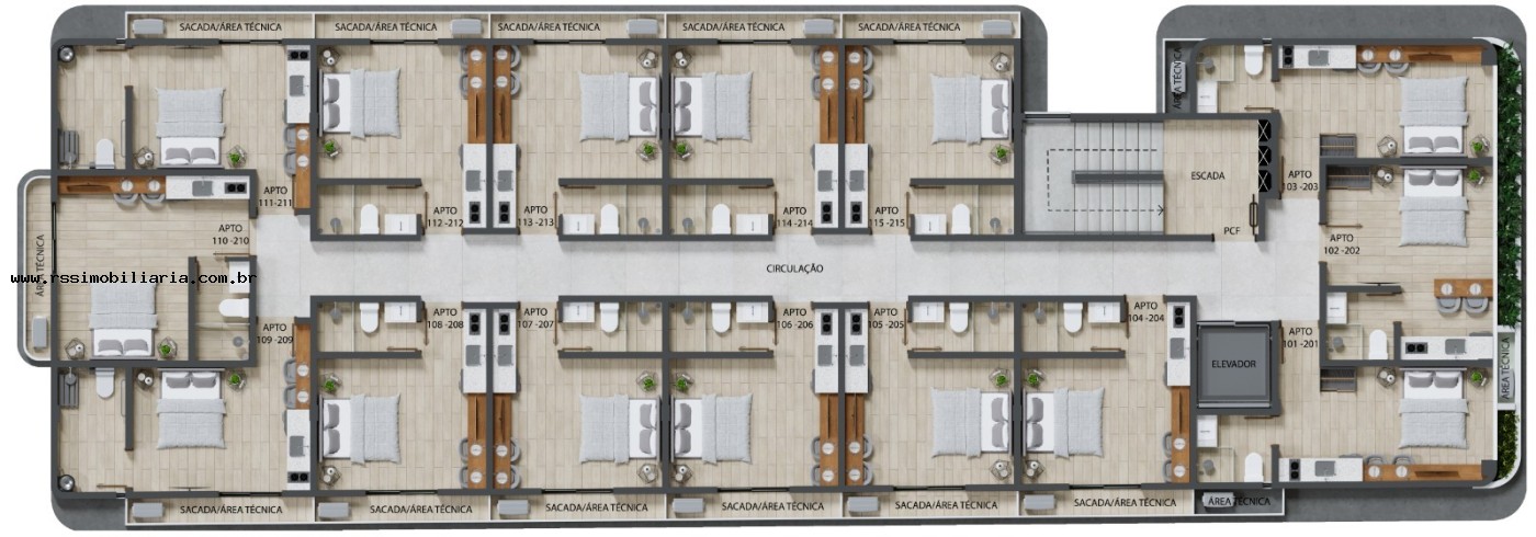 Flat/Apart Hotel, 1 quarto, 18 m² - Foto 7
