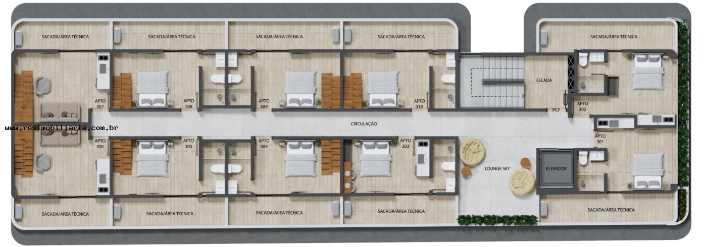 Flat/Apart Hotel, 1 quarto, 18 m² - Foto 15