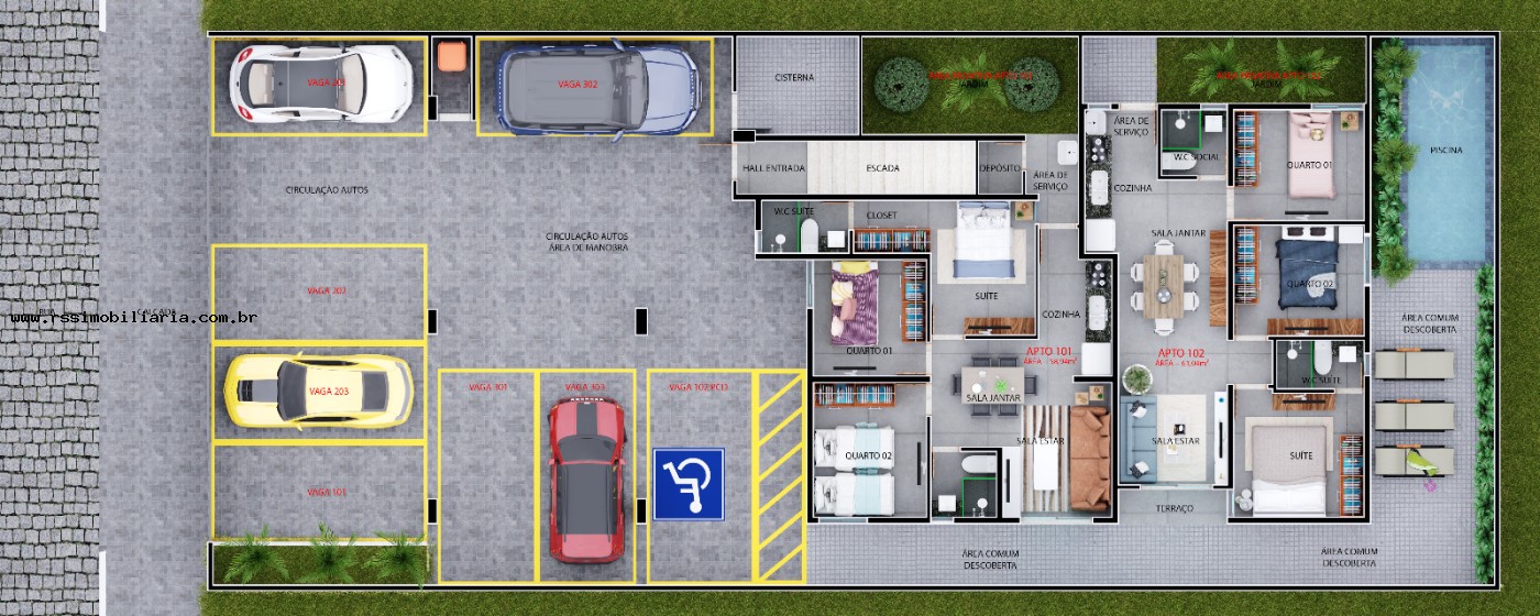 Apartamento, 3 quartos, 64 m² - Foto 5