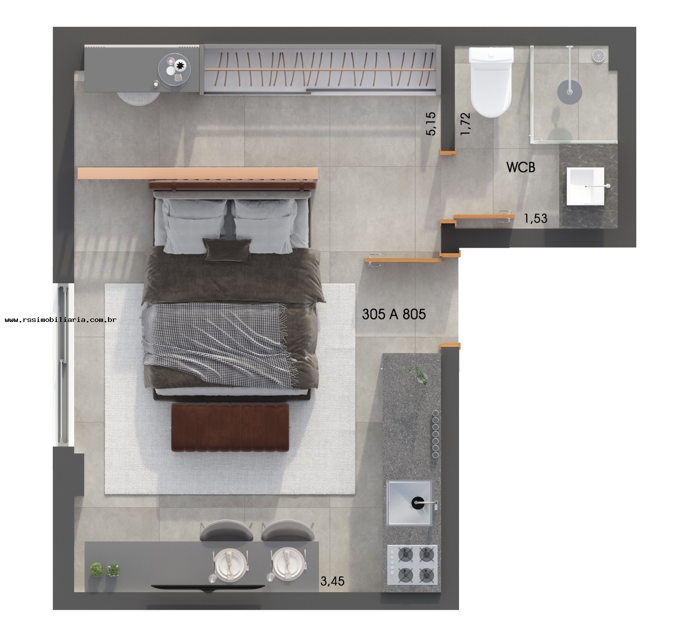 Apartamento, 1 quarto, 29 m² - Foto 46