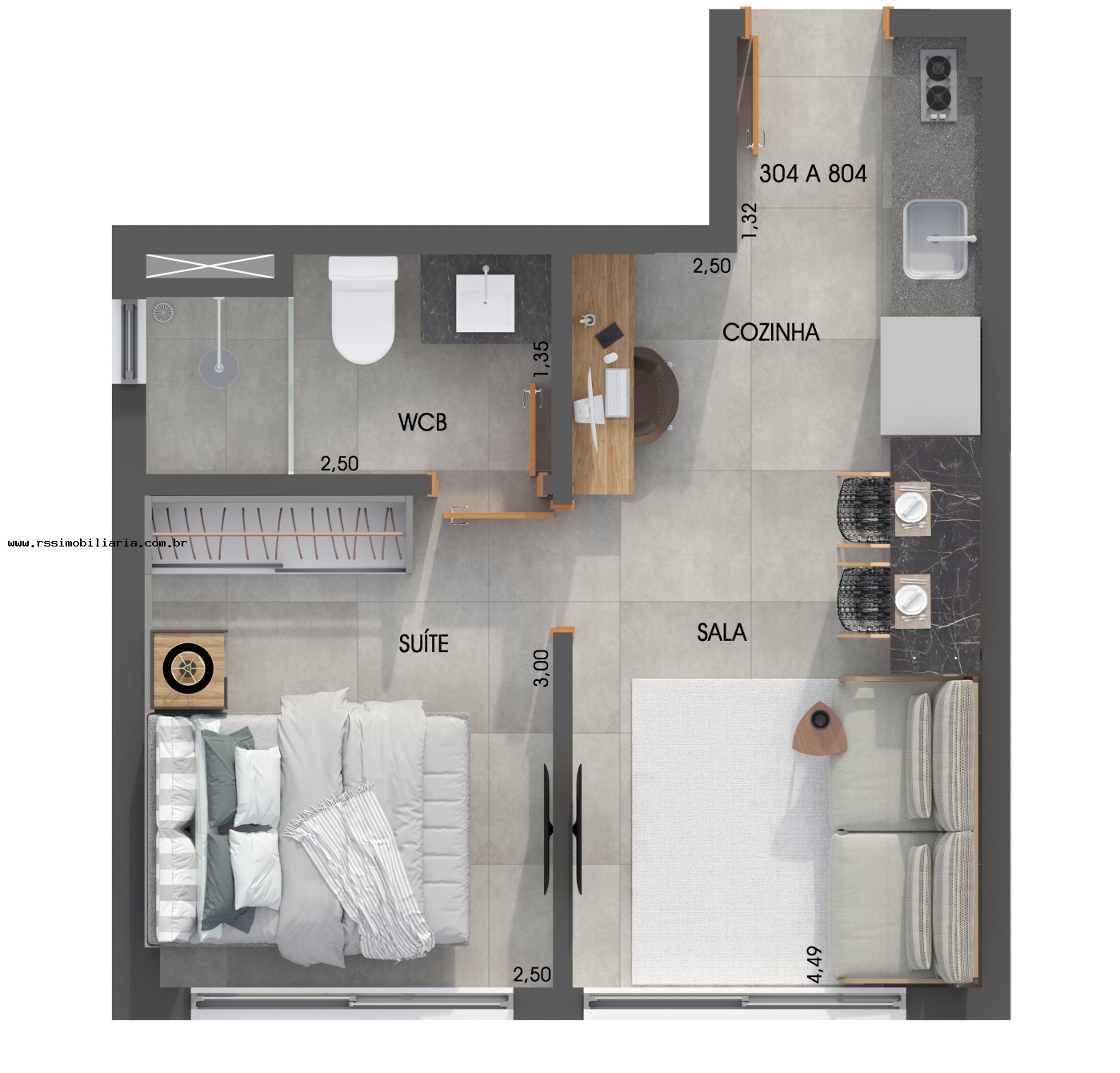Apartamento, 1 quarto, 29 m² - Foto 47