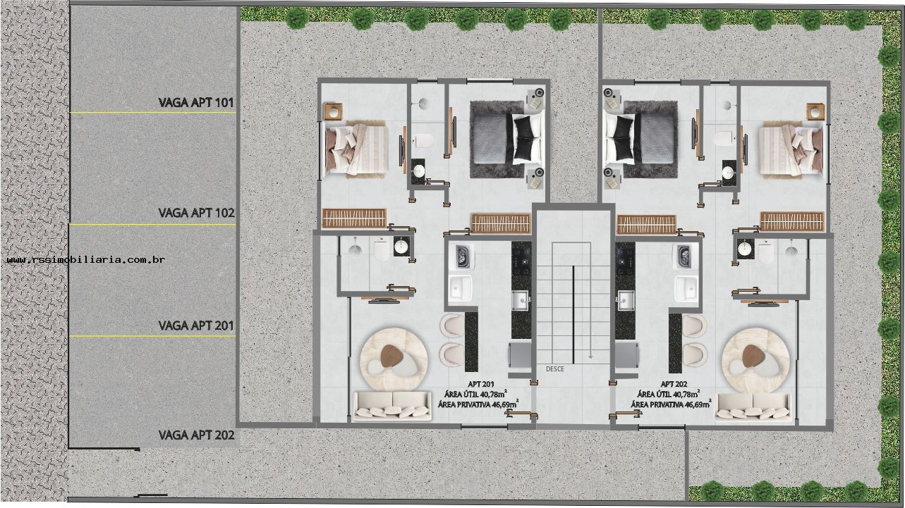 Apartamento, 2 quartos, 50 m² - Foto 4