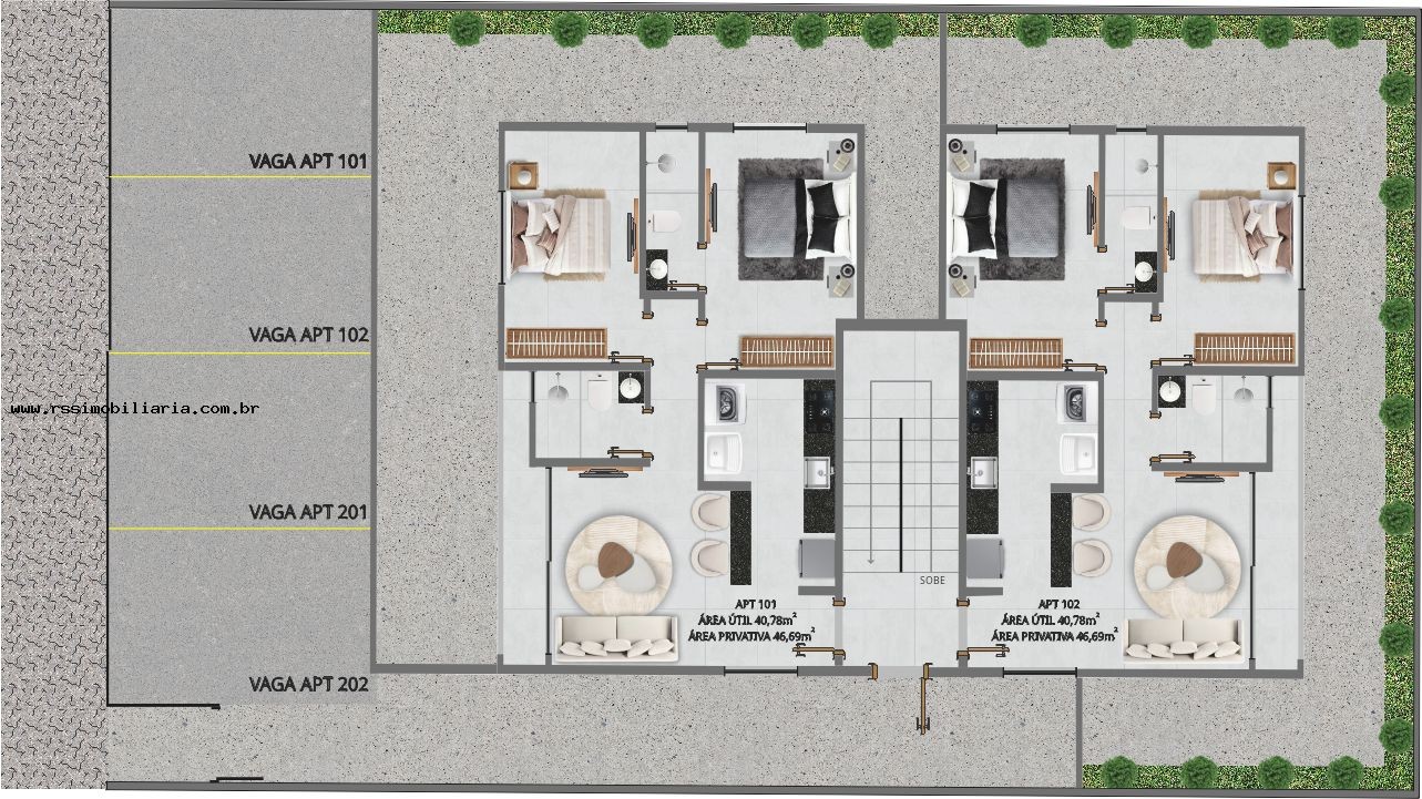 Apartamento, 2 quartos, 50 m² - Foto 5
