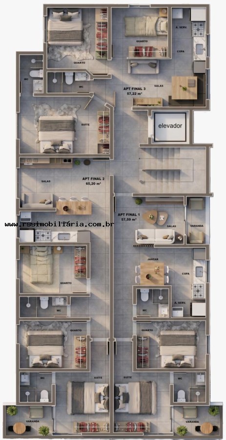 Apartamento, 2 quartos - Foto 7
