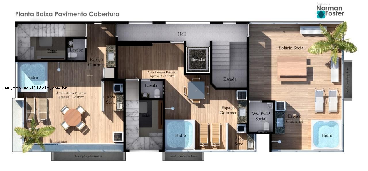 Apartamento, 2 quartos, 52 m² - Foto 8