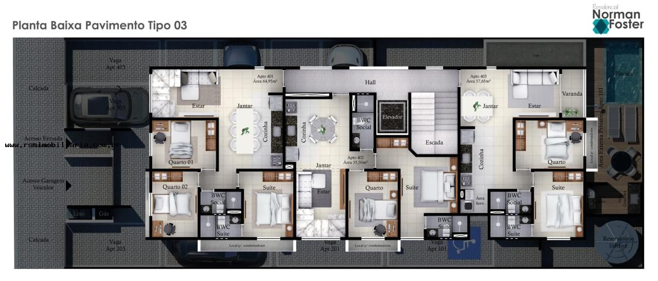 Apartamento, 2 quartos, 52 m² - Foto 12