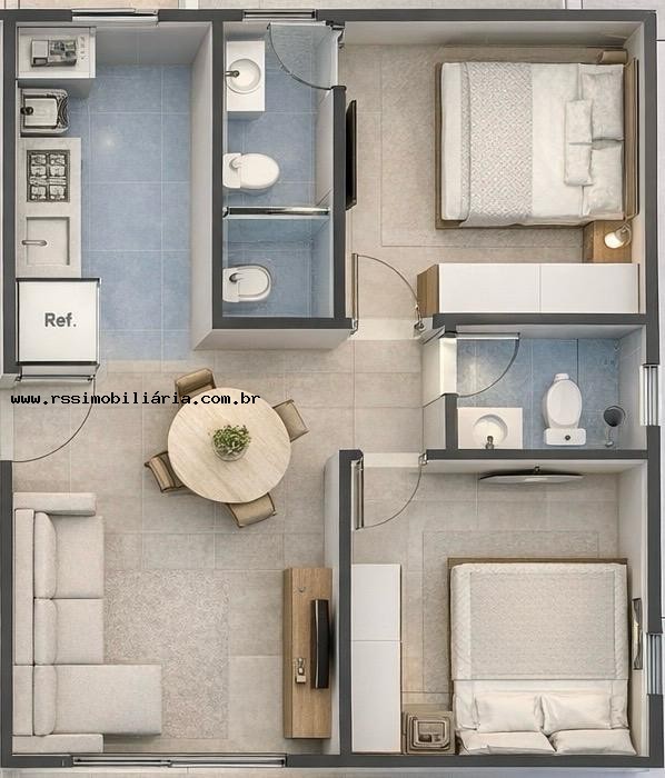 Apartamento, 2 quartos, 50 m² - Foto 4