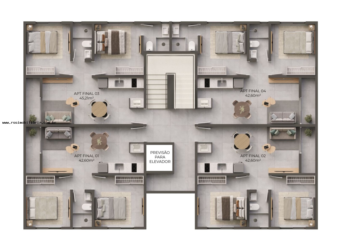 Apartamento, 2 quartos, 42 m² - Foto 4